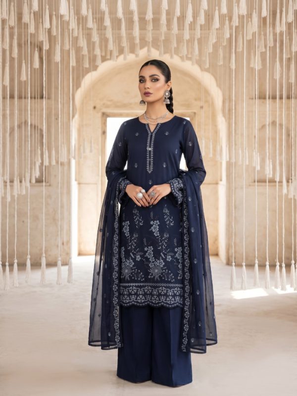 EID Collection – 3PC Chicken Kari Lawn Suit | Pret Collection | Lehaza Pakistani Clothing